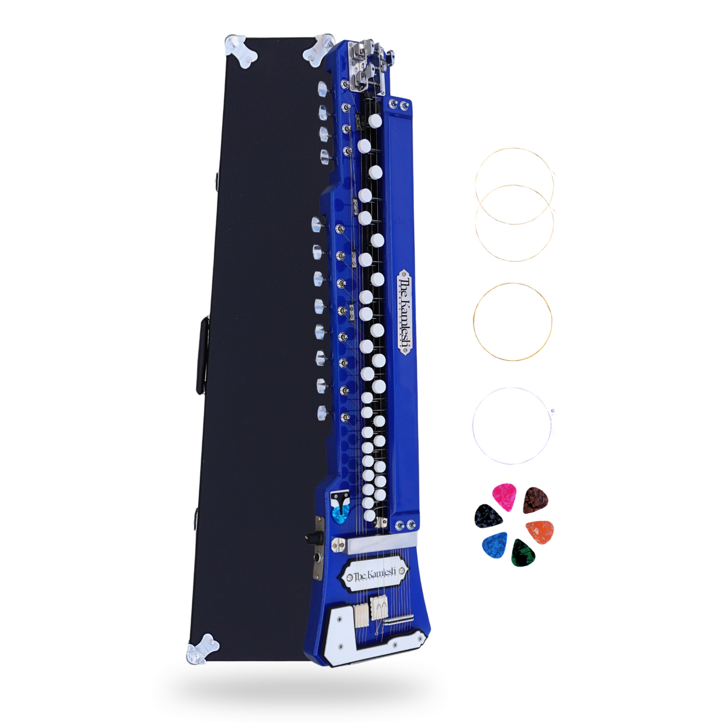 THE KAMLESH® TKB29 Bulbul Tarang with HardCase | ROYAL BLUE