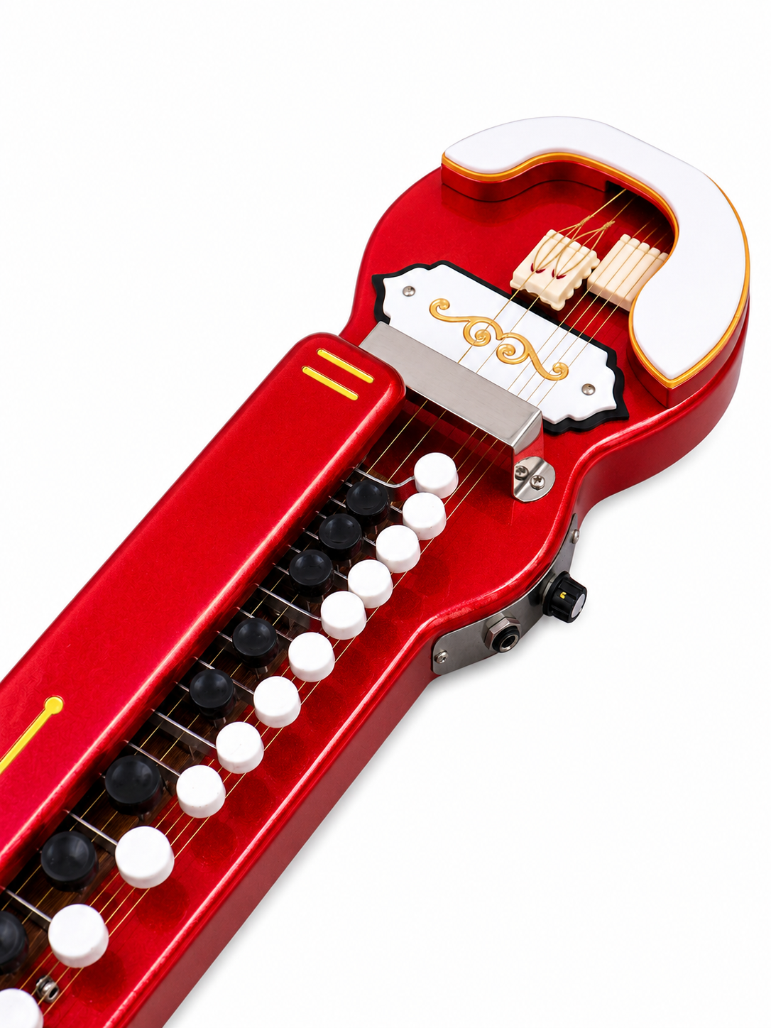 THE KAMLESH® TKB-6 Banjo (Bulbul Tarang) with Padded Bag | Ruby Red
