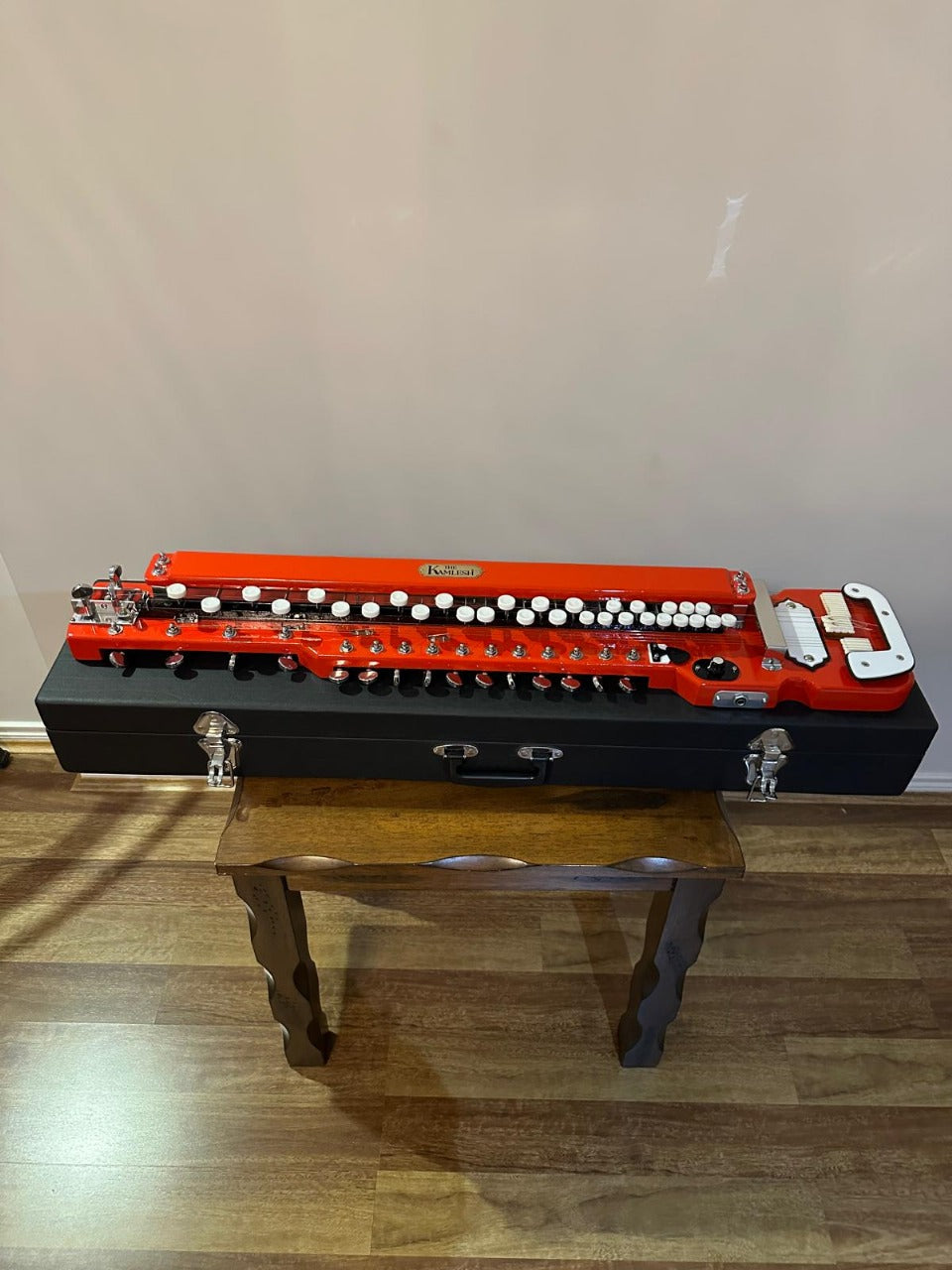 THE KAMLESH® TKB-31 Bulbul Tarang (Indian Banjo) | 31 Keys, 16 Strings | Protective Case & Accessories