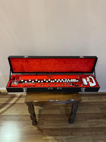 THE KAMLESH® TKB-31 Bulbul Tarang (Indian Banjo) | 31 Keys, 16 Strings | Protective Case & Accessories