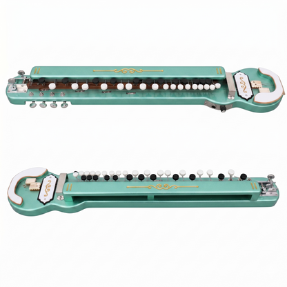 THE KAMLESH® TKB-6 Banjo (Bulbul Tarang) with Padded Bag | Pista Green