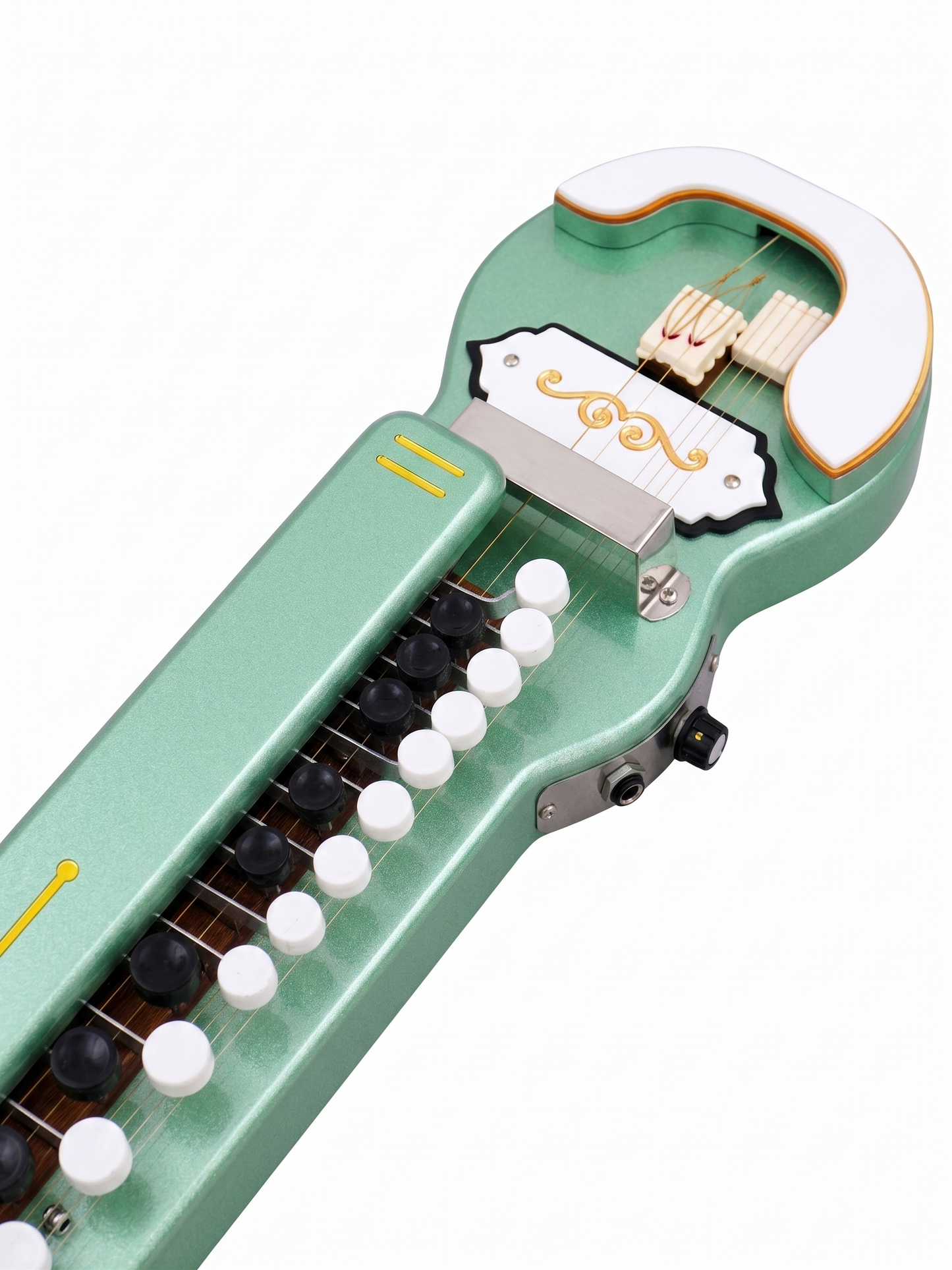 THE KAMLESH® TKB-6 Banjo (Bulbul Tarang) with Padded Bag | Pista Green